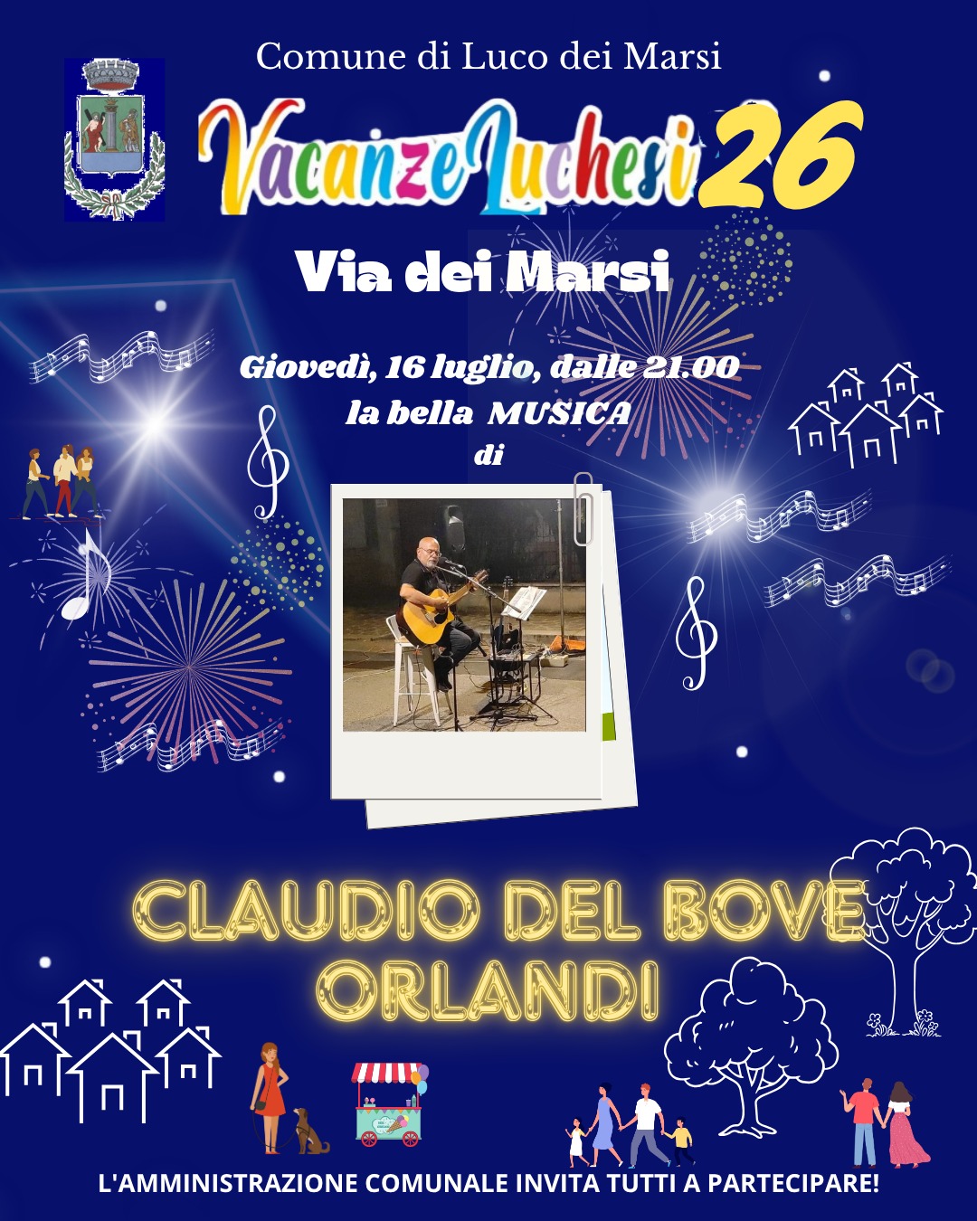 La migliore musica d'autore nell'interpretazione di Claudio Del Bove Orlandi 